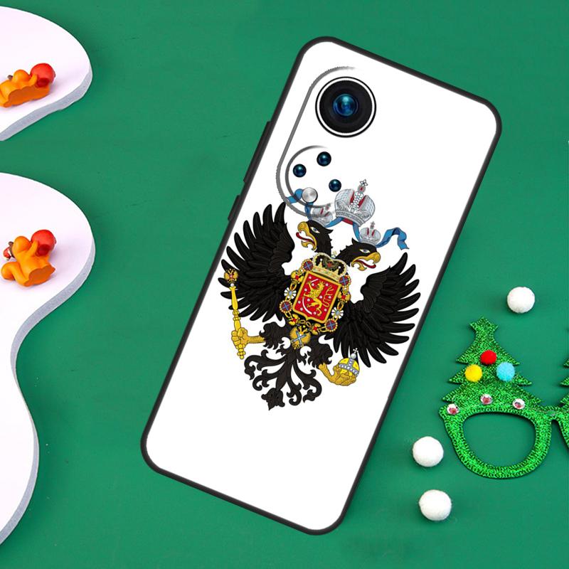 Russian Coat of Arms Flag Case For Honor 200 Pro X9c X9b X9a X8a X8b X7a X6a X8 X9 50 70 90 Magic 5 6 7 Lite Cover
