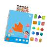 Educational Geometry Workbook Hands on Geometric Shape Activity Book With Folding Geometric Model For Kid Preschooler