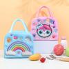 Cute Dopamine Cartoon 3D Pattern Insulated Bento Lunch Bag for Work or School