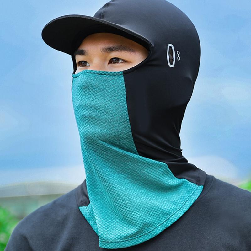 Outdoor Activities Cool Face Mask Cap Summer Breathable Moisture UV for Fishing Riding Cycling Motorcycling Climbing