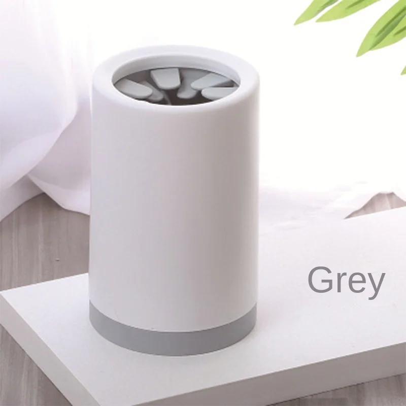 

Чашка для мытья лап домашних животных Мягкая силиконовая чаша для мытья лап кошек Ведро для мытья лап собак Ручной очиститель для быстрой мытья лап S серый