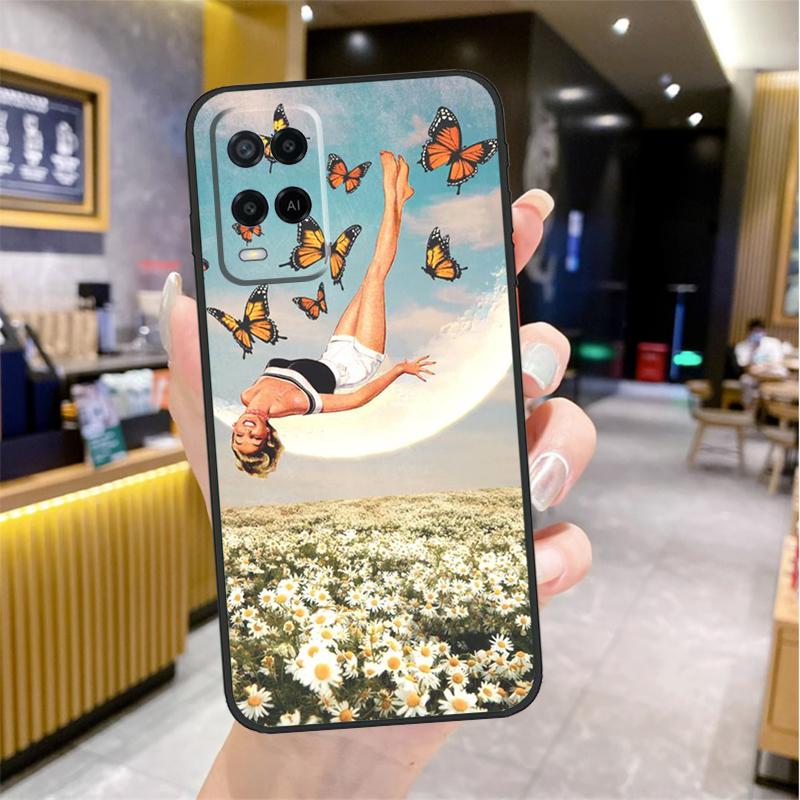 Art Aesthetic Trippy Psychedelic Case For Oppo A80 A40 A60 A18 A38 A58 A78 A98 A96 A76 A16 A94 A74 A54 A15 A17 A57 A77 A5 Pro