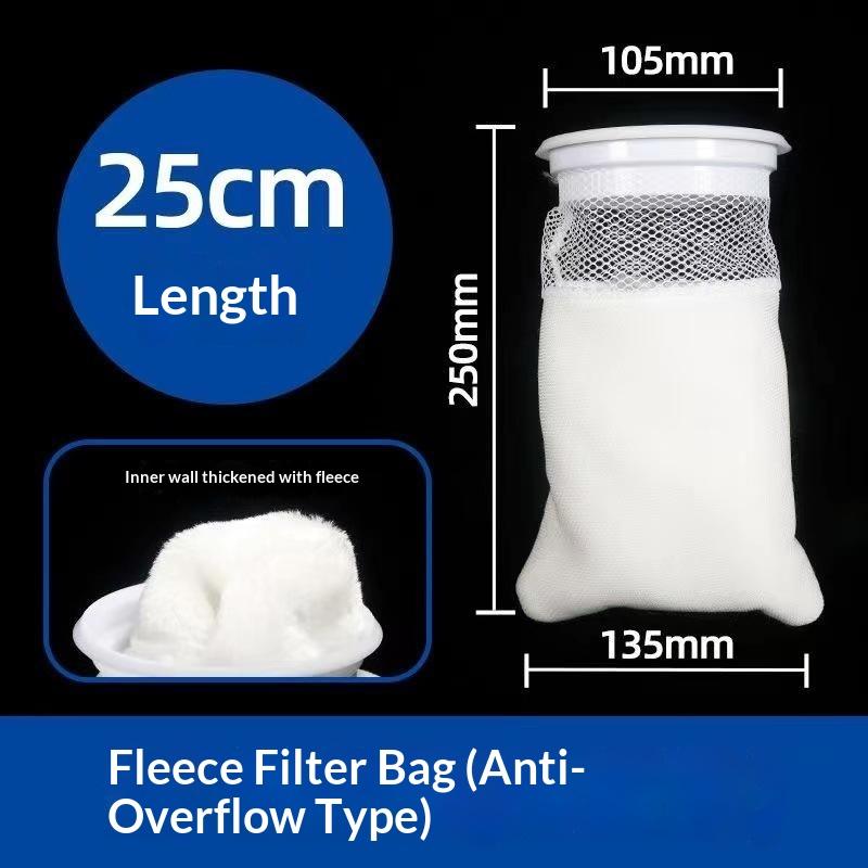 Reusable Aquarium Filter Bag With Frame Anti-Overflow Fish Tank Filter Cotton Thickening High Density Fish Tank Filter Bag
