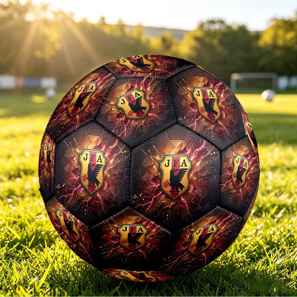 Japan Football Printed Size 5 Soccer Ball Wear Resistant Standard Adult Training Football Fan Gift for Indoor Outdoor Match Sports