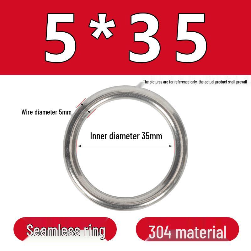 Stainless Steel Seamless O-Ring: Corrosion-Resistant Accessory for Handbags and Pet Gear