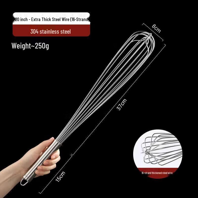 304 Stainless Steel Manual Egg Whisk
