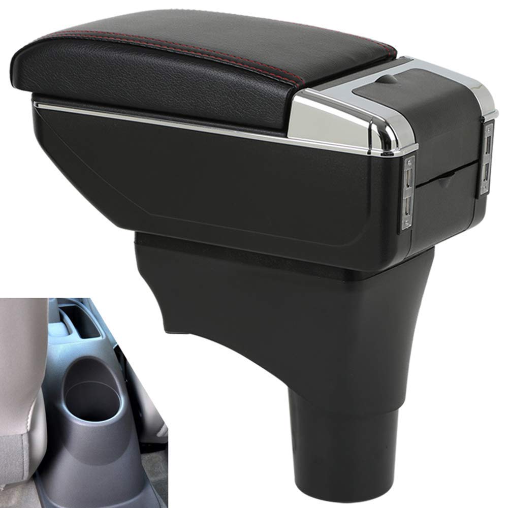 Argentavis Compatible with March Console Box with Storage and Link Holder Armrest, K13, USB, Multi-Function Box, (Deluxe Black)