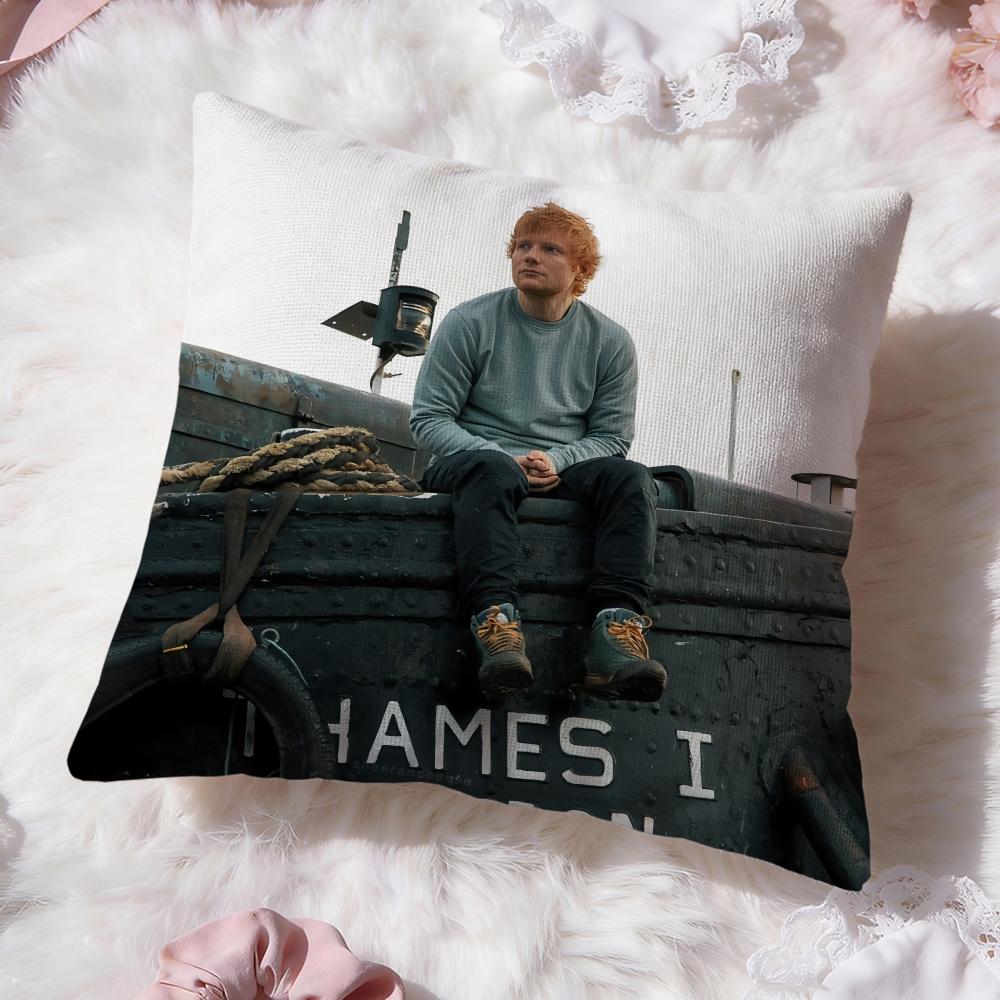 Cute E-EdS S-SheeranS Cushion Cover Premium Comfort Reversible Pillow Cove -Two in One Design for Any Room & Car Interior
