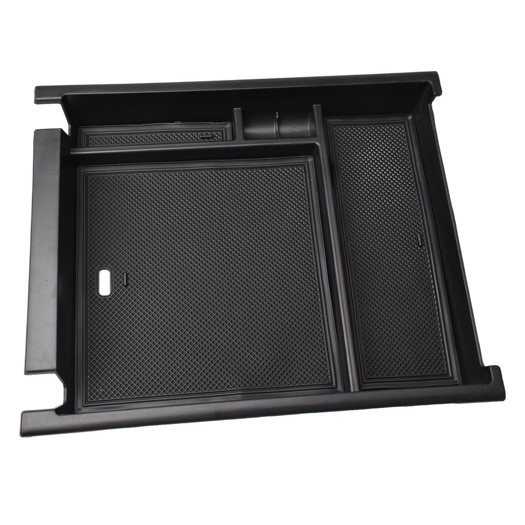 Center Console Organizer Tray For 2019-2025 GMC Sierra/Chevy Silverado Armrest Box Car Storage Secondary Car Box ABS Accessories