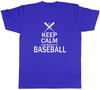 Keep Calm and Believe In Baseball Unisexs Unisex TShirt Tee