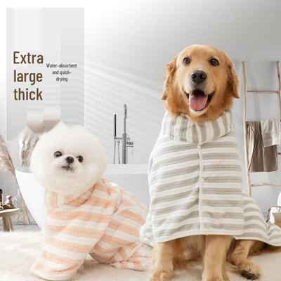Thick Absorbent Quick-Dry Bathrobe & Towel for Dogs & Cats