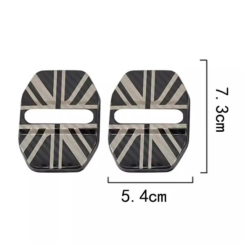2pcs Car Door Lock Decoration Protection Cover Case For Mini Cooper R55 R56 R60 F54 F55 F56 F60 Countryman Clubman Car Styling