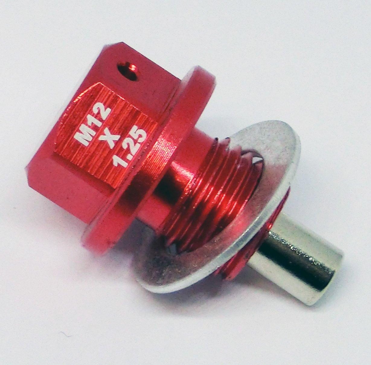 

CDT-OEM M12x1.25мм Алюминиевая Магнитная Пробка Сливного Отверстия (RED) красный