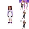 Kpop Demon Hunters Rumi Mira Zoey Cosplay Pajama Set With Polyester Fabric For Stage Performances