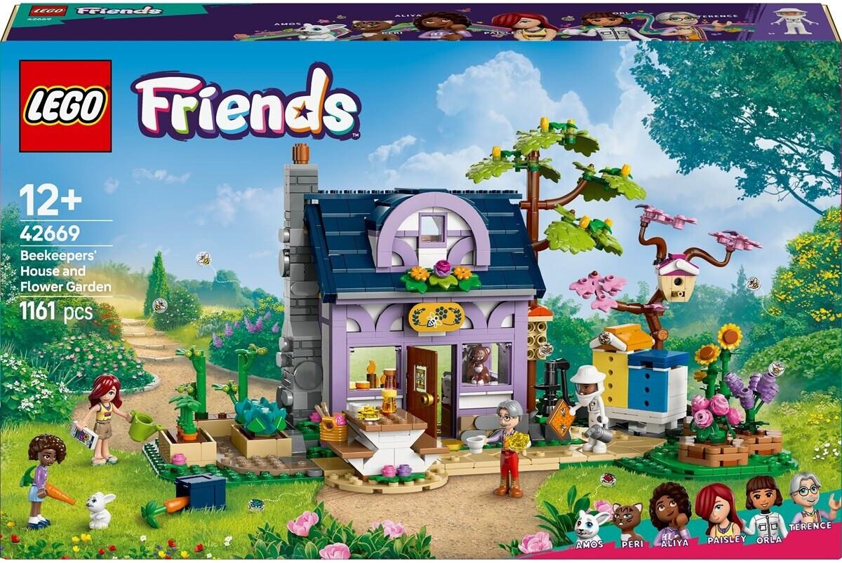 

LEGO конструктор Дом Friends – Дом пасечника и цветочный сад (42669)