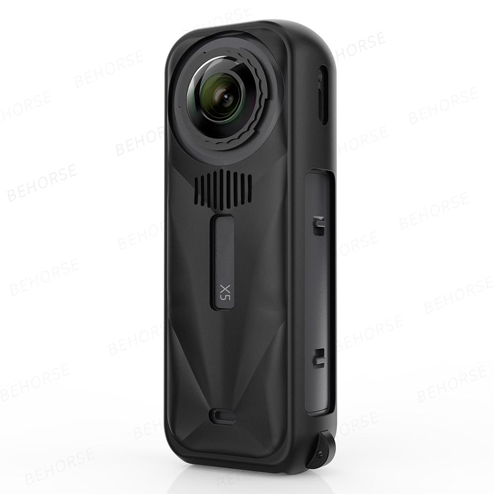 Action Camera Silicone Case For Insta360 X5 Anti-scratch Protective Lens Cover Sleeve Protector For Insta360 X5 Accessories