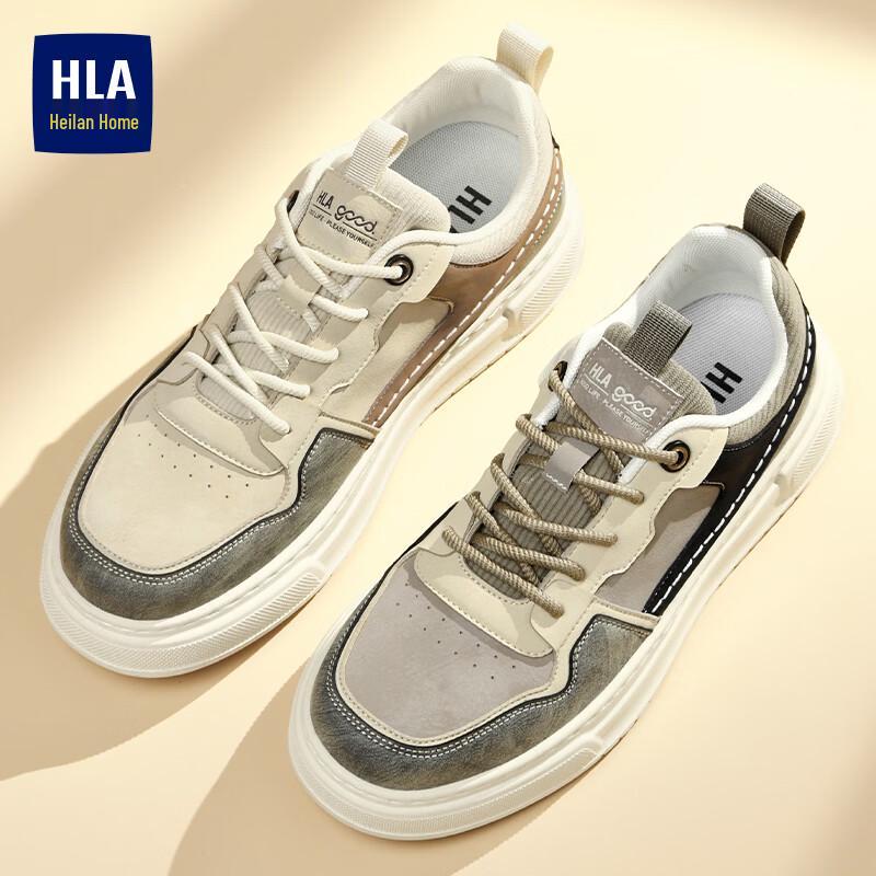 HLA Men's Fashion Spliced Casual Sneakers