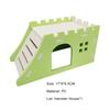 Yousheng Hamster Villa with Ladder Ventilated Entertainment Venues Small Animal Hideout House for Golden Bear Rat