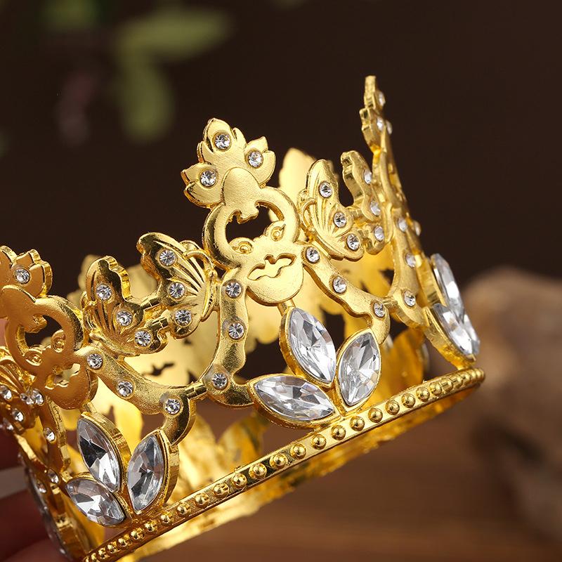 Bridal Wedding Tiaras Little Crown Brithday Cake Baking Decorative Head Jewelry Children'S Small Diadem Hair Accessories