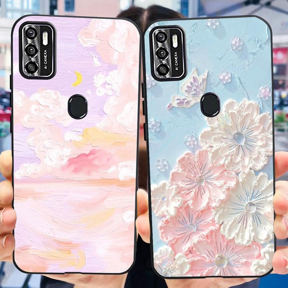 Lovely Case For ZTE Blade A7s 2020 / Optus X Pro / Telstra Evoke Plus 2 Black Silicon Soft Cases Cover For Zte A7s (2020) A7020