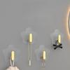 5Pcs/set Star Strong Hook Sticker No Punching Shelf Wall Coat Hook Adhesive Hook Viscose Load-bearing Entrance Paste Bathroom
