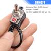 Taiss 2pcs Toggle Switch SPST 2 Position Latching ON/Off 6A AC 125V /10A DC 12V Toggle switches Incidental 5.2 inch Connect Wire Rocker Arm Switch