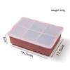 Food Grade Silicone Ice Tray 4/6 Grid Large Cubes Perfect for Summer Parties