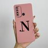 For Xiaomi Redmi Note 8 Case Redmi Note 8T Cover Redmi Note 8 Pro Cases Luxury Letters Square Phone Case Shockproof Back Cover