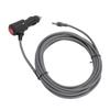 DC Car Power Cable for Mini 16ft 12V 24V 18AWG Water Resistant Cigar Lighter Power Supply Cable with Switch for RV Car