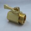 Portable Sturdy Brass 3/4Inch Hose Shutoff Valves Convenient for Outdoor Faucets and Sprinkler Systems Daily Use