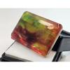 Natural Ethiopian Ammolite Opal Like Organic 42 Ct Emerald Cut Gemstone