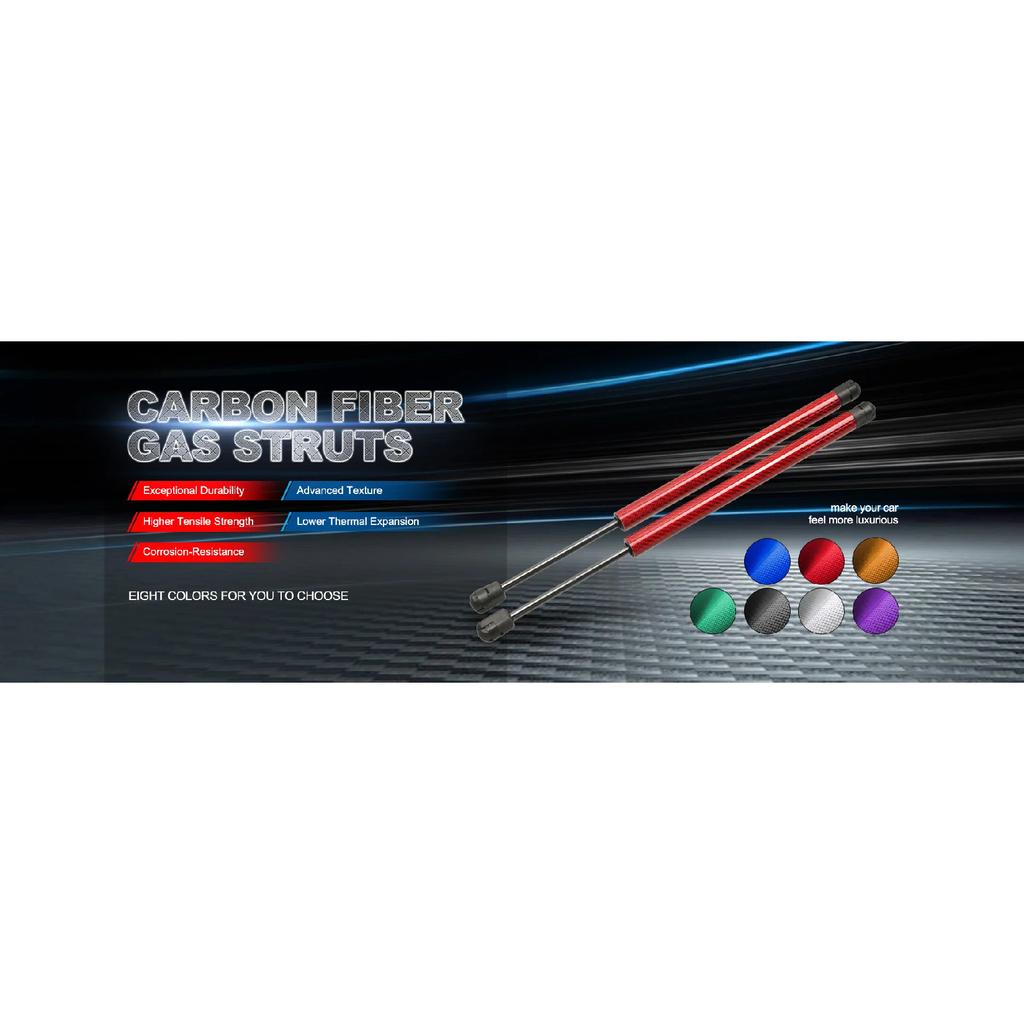 2 Stück Heckklappendämpfer für Honda Civic Mk10 (FK4/FK7/FK8) Schrägheck MIT FEDER Kofferraum Gasdruckdämpfer