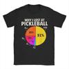 Pickleball Warum ich bei Pickleball verloren habe Lustige Gründe Pie Unisex T-Shirts Neuheit T-Shirt Kurzarm Rundhals T-Shirt Kleidung
