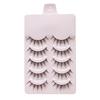 5 Paar natürliche Manga-Wimpern, weiche Wimpern, dick, falsche Make-up-Wimpern, Wimpern, täglich, Manga-Auge