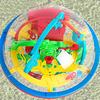 3D Maze Puzzle Labyrinth Magical Intellect Ball Kids Children Intelligence Toy