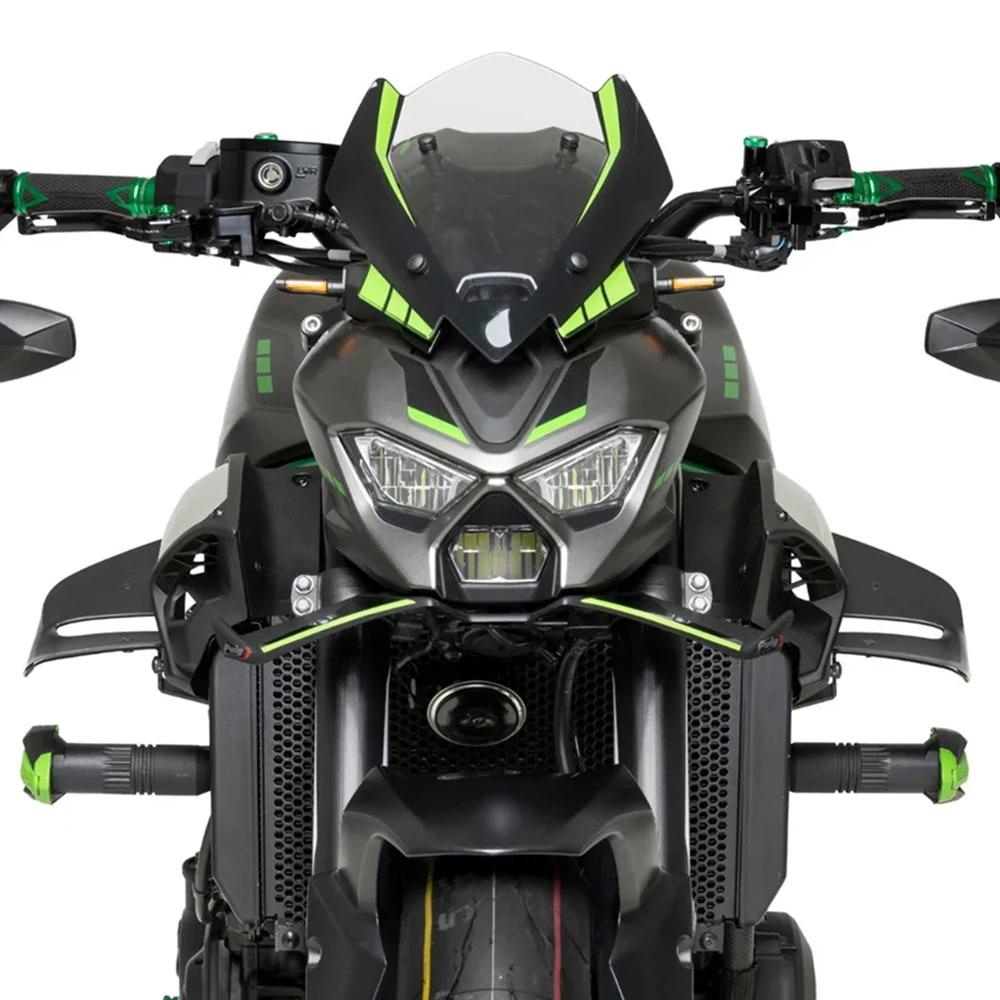 For Kawasaki Z900 SE 2025 2026 Motorcycle Front Spoiler Winglet Aerodynamic Wing Deflector Kit Z900SE Accessories Fairing Wing