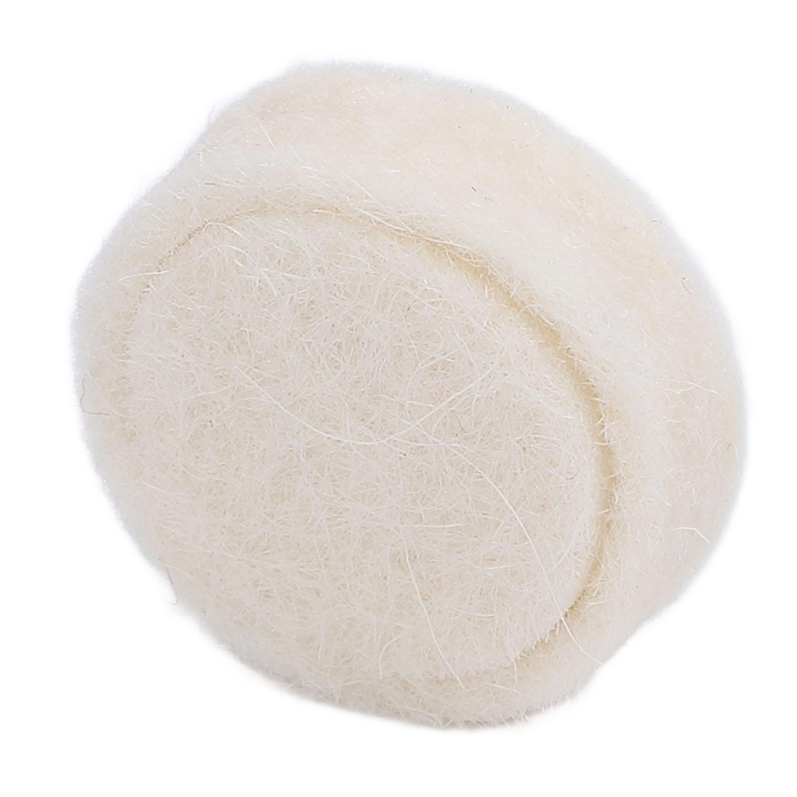Tampon Rond en Feutre Doux pour Machine à Café, Rondelle de Feutre Souple de Remplacement pour Accessoires de Machines à Café Série 8, Laine Premium d'Absorption des Chocs