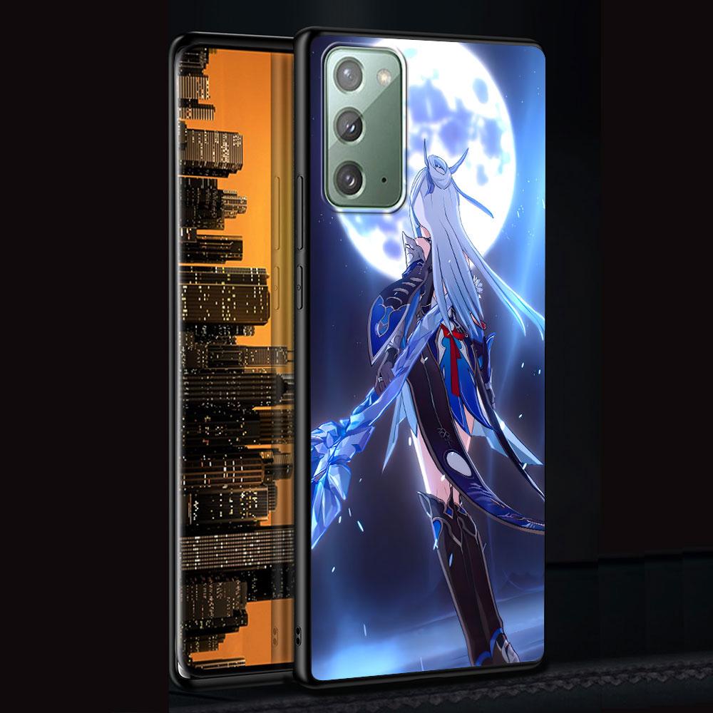 

Чехол Jing Liu Honkai Star Rail для Samsung Galaxy Note 10 Plus 20 Ultra 9 8, чехол из ТПУ для телефона, черный мягкий корпус, Funda Capa Samsung Note 20