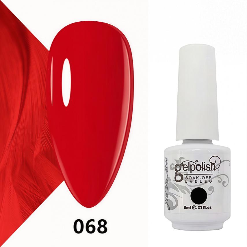 Amber Gel Polish Set: Gel Polish Manicure Kit with Whitening, Base Coat, and Sealer.