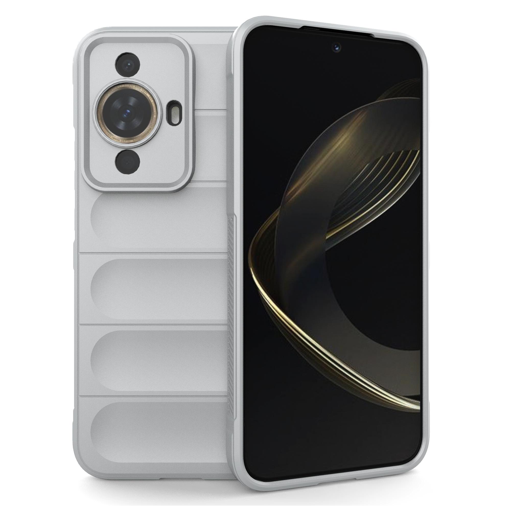 

For Huawei nova 11/nova 12s 4G/nova 12 Lite 4G Anti-Fall TPU Phone Case Rugged Back Shockproof Protective Cover Light Grey