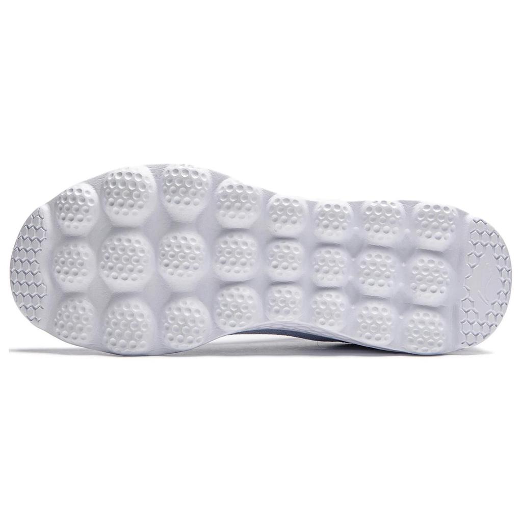 New LiNing Cloud Motion Cushioned Slip Resistant Breathable Reflective Low Top Casual Running Shoes Men's Chuan Gray Blue ARSU023-2