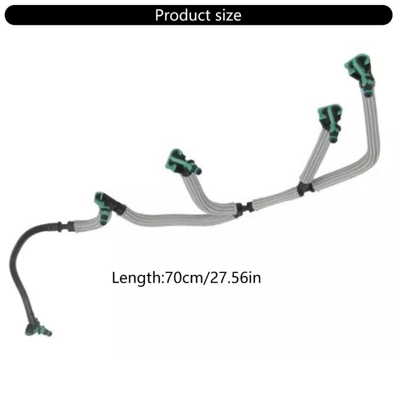 Effizientes Hochtemperatur-beständiges Kraftstoffinjektor-Ölrücklaufrohr für 9674231880 9844585580 Motoren mit optimaler Passform