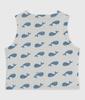 Petit Bateau Reversible Vest A0EBM Blue 12 Months 74cm Gray/Light