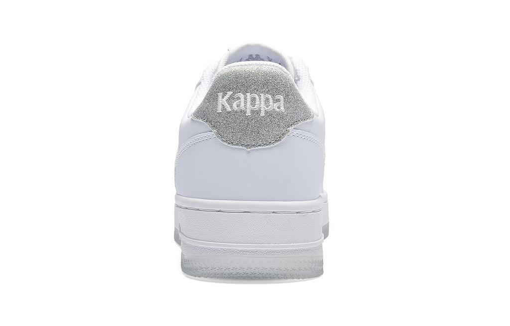 Women's Sneakers Kappa Back to Back Low top Skateboard Shoes Women's White Silver