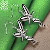 Beautiful 925 Sterling Silver Fairy Drop Earrings For Women Birthday Anniversary Party Creative Design Jewelry Charm Accessories