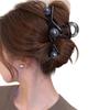 Premium Sense, Smudged Beaded Hair, Grab Clip Temperament, Shark Clip, Large Hairpin, New Women'S Back Head Clip Hair Accessories