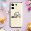 Cute Raccoon Case For Xiaomi Redmi Note 14 10 11 12 13 15 Pro Plus Cover For Redmi 15C 15 14C 10C 12C 13C