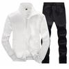 Men's Spring and Autumn Jogging Loose Pants Sportswear Set Stand Up Collar Cardigan Set Sportswear