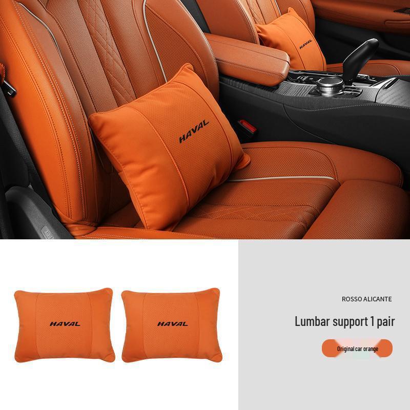Compatible Neck Pillow & Lumbar Support for Haval H6, Chitu, First Love, Big Dog, H2, H4, H5, H7, H8, H9 Headrests