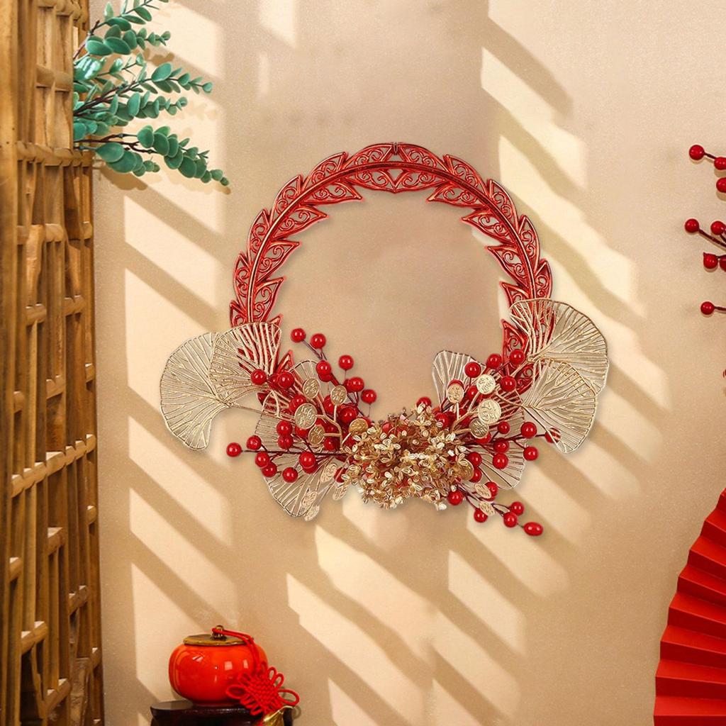 Chinese New Year Hanging Decoration 2025 Spring Festival Classic Elements Artificial Berries for Home Office Decor Versatile
